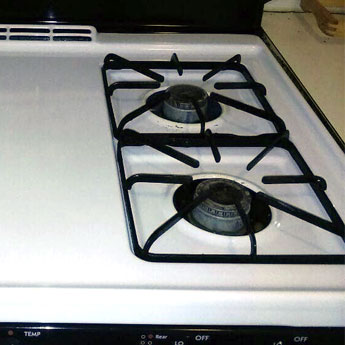 Clean Kitchen Stove